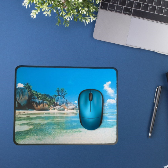 Sepet Bizde  ® 25x32 cm Küçük Boy Mouse Pad Manzara Ada