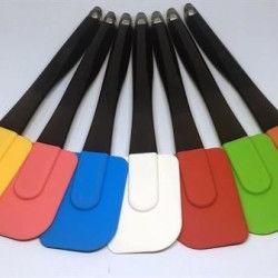 Sepet Bizde ® Dekoratif Renkli Silikon Spatula Pratik Sevimli Spatula Kaşık