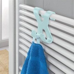 Sepet Bizde ® Hang it Pratik Kolay Taşımabilir Havlupan 2 Kancalı Banyo Askısı