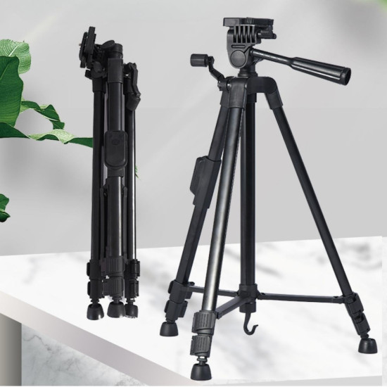 Sepet Bizde ® Telefon ve Fotoğraf Makinası Takılabilen Bluetooth Kumandalı 146 cm Tripod