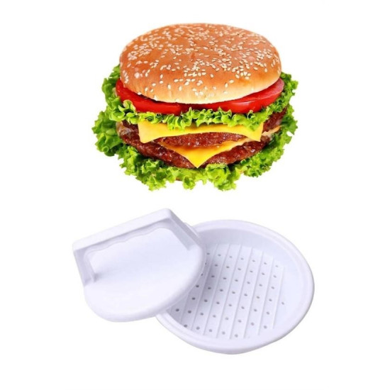 Sepet Bizde ®  Hamburger Ve Köfte Şekillendirici Köfte Kalıbı Pratik Burger Pres Aparatı