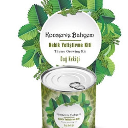 Sepet Bizde ® Konserve Bahçem Evde Konservede Kekik Dağ Kekiği Yetiştirme Kiti