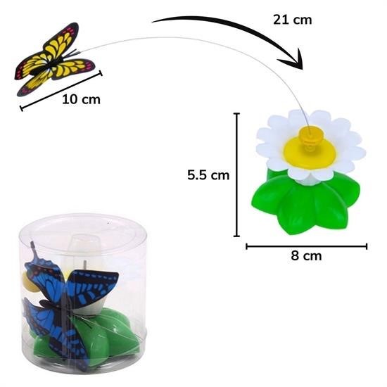 Sepet Bizde ® Hareketli Dönen Kelebek - Kedi Oyuncağı ( Pille Çalışır)