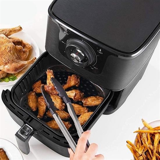 Sepet Bizde  ® Renkli Isıya Dayanıklı Yıkanılabilir Silikon Fırın Ve Airfryer Yuvarlak Pişirme Matı 23 Cm