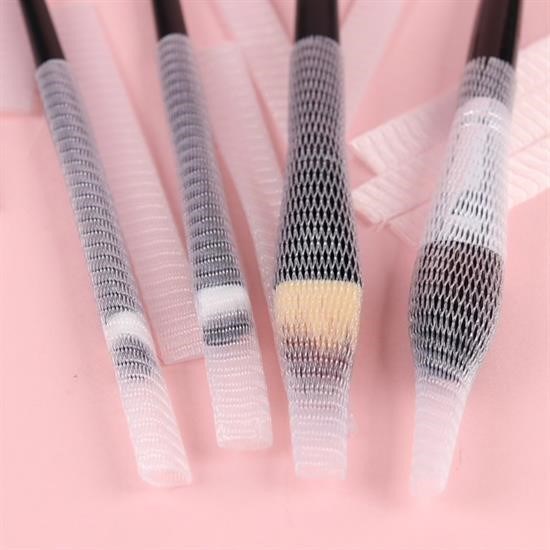 Sepet Bizde ® Makyaj Far Allık Kontür Eyeliner Fırça Malzemeleri Ürünleri Koruyucu File Kapak Örgü Kılıf S