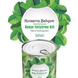 Sepet Bizde ® Konserve Bahçem Evde Konservede Sultani Bamya Yetiştirme Kiti