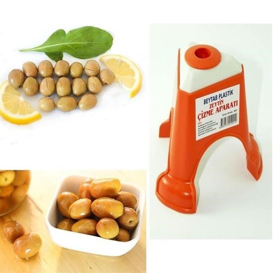 Sepet Bizde ® Kolay Zeytin Dilme Çizme Aparatı Pratik Kolay Zeytin Çizici Alet