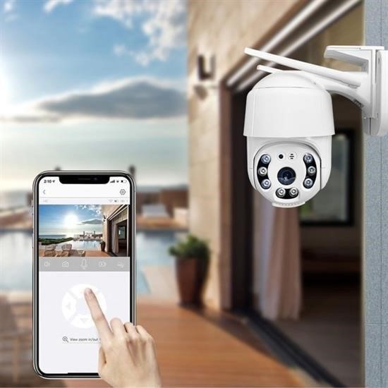 Sepet Bizde ® 20 MP HD Lens İç Dış Mekan Suya Danıklı IP Wifi Network Güvenlik Kamerası Wifi Kamera