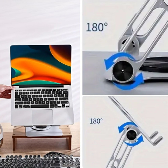 Sepet Bizde ® 360 Derece Dönebilen Hava Aldıran Laptop Standı