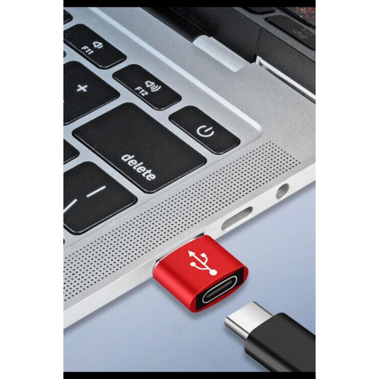 Sepet Bizde ® USB'den TYPE-C 'ye Dönüştürücü Adaptör Veri Aktarımı Sağlayıcı Şarj Data Çevirici