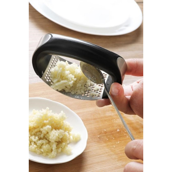 Sepet Bizde ® Yeni Sarımsak Ezici Paslanmaz Çelik Garlic Press