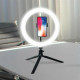 Sepet Bizde ® 10inç 26cm Youtube Instagram Tiktok Selfie  Stüdyo Video Fotoğraf Ring Light  Tripod Led Hal